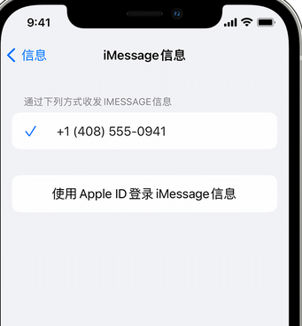 惠农apple维修iPhone上无法正常发送iMessage信息 